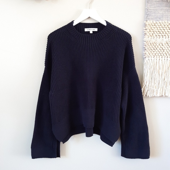 Elizabeth and James Sweaters - ELIZABETH AND JAMES | Aimee Cotton Knit Sweater